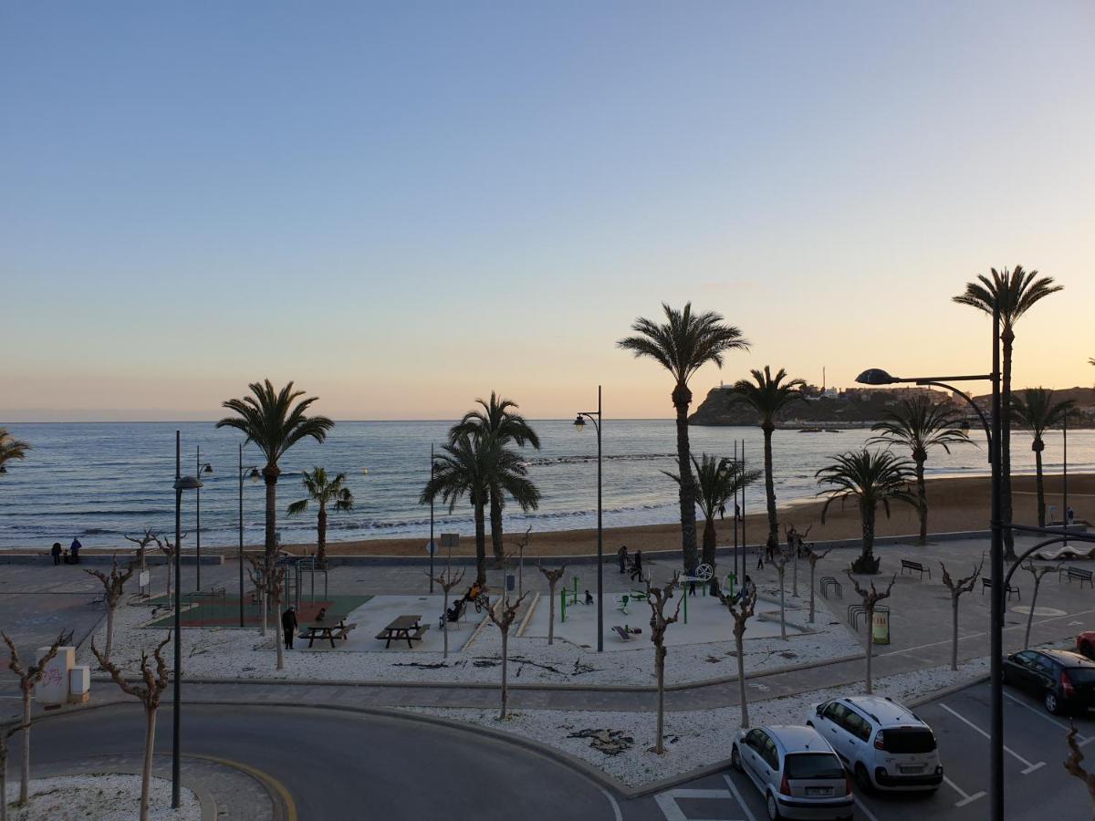 Vistas Al Mar Desde La Playa De El Rihuete En Puerto De Mazarron Puerto de Mazarrón Exterior foto
