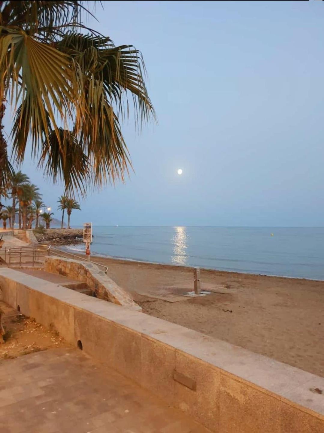 Vistas Al Mar Desde La Playa De El Rihuete En Puerto De Mazarron Puerto de Mazarrón Exterior foto